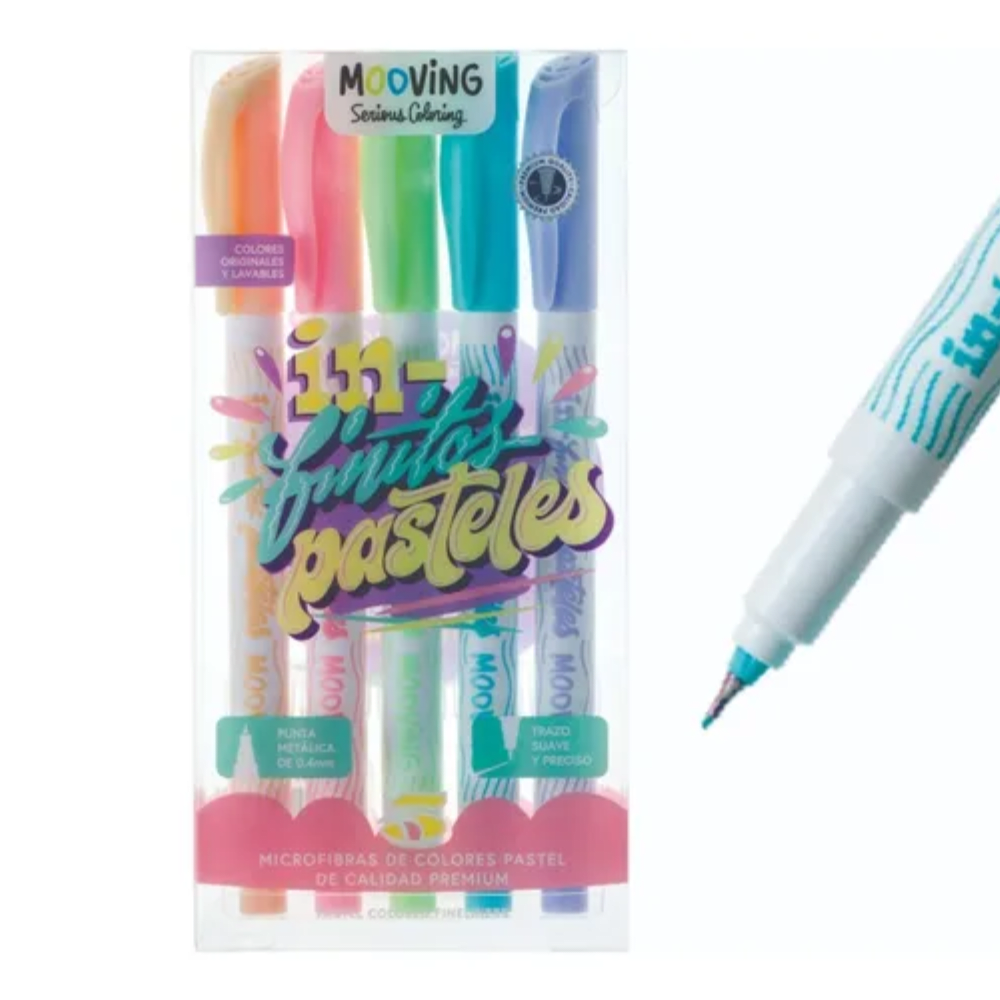 Set 05 Tiralineas de Colores Pastel Mooving1