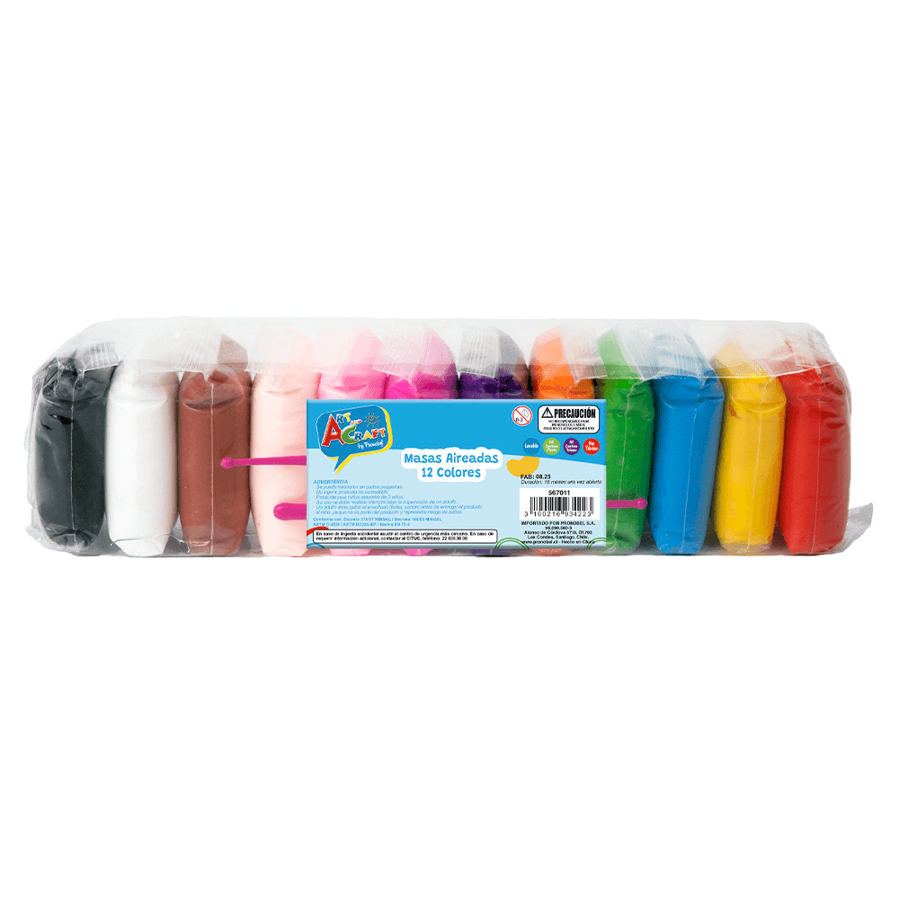 Masas Aireadas 12 Colores Bolsa1