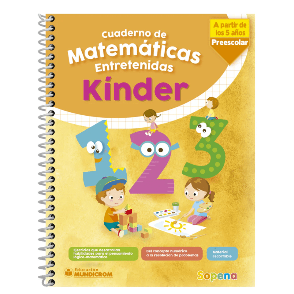 Cuaderno Matematicas Entretenidas Kinder Sopena1