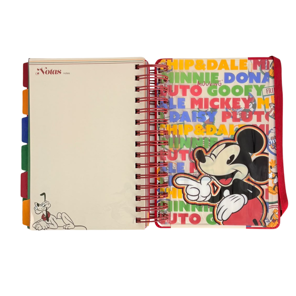 AGENDA 2027 MICKEY & FRIENDS 14X20CM MOOVING1