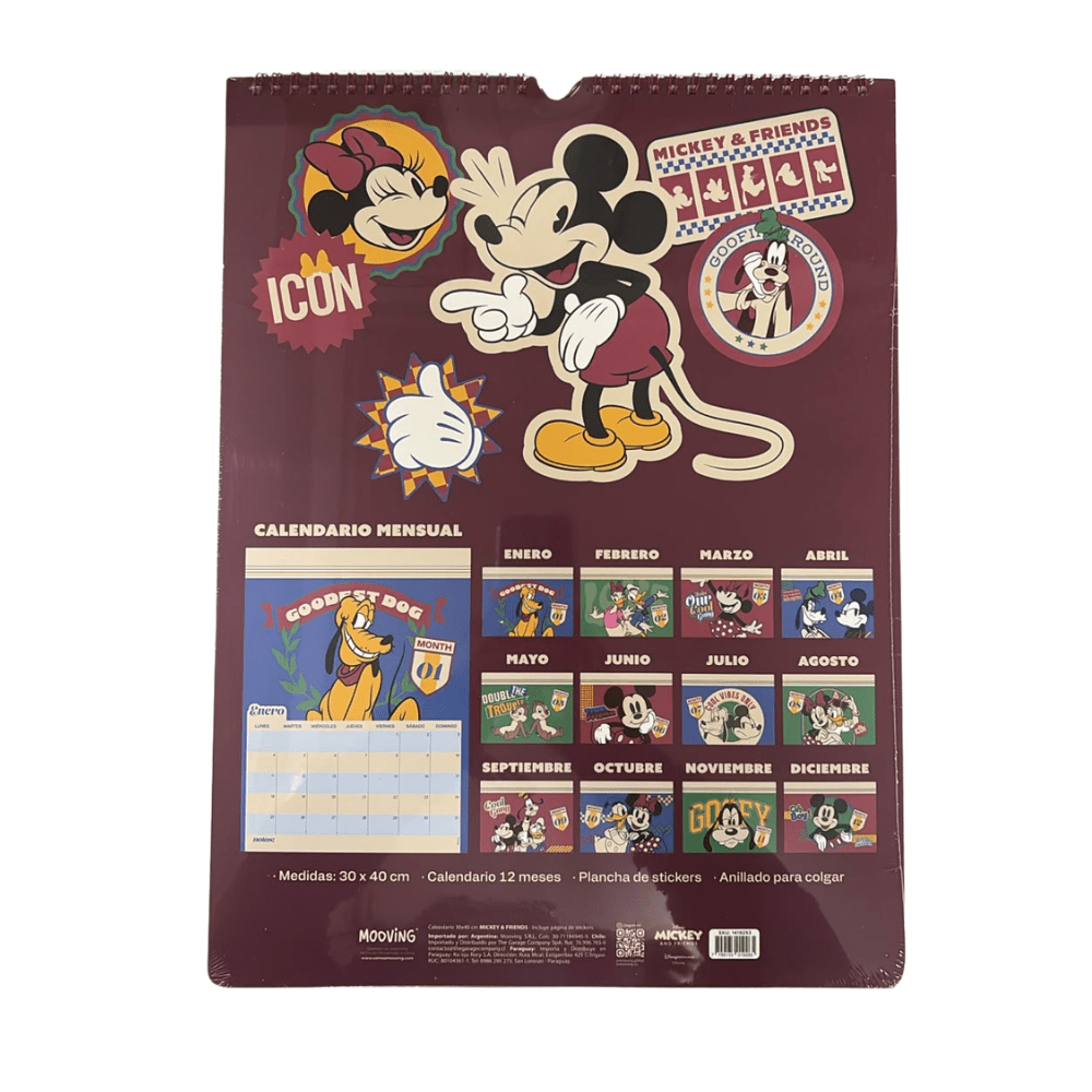 Calendario 2027 Mickey & Friends 40x30 Mooving2