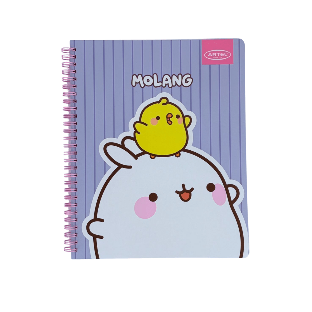 Cuaderno Universitario 7mm 100Hj Molang Artel 1