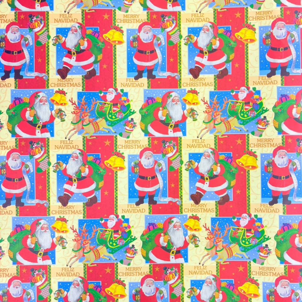 Pack 10 Papel de Regalo Navidad 10 Dis Surt5