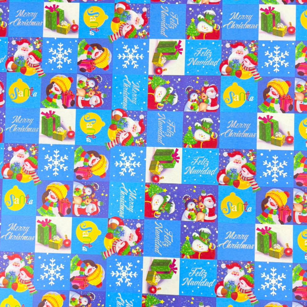 Pack 100 Pliegos Papel de Regalo Navidad 10 Dis. Surt.3