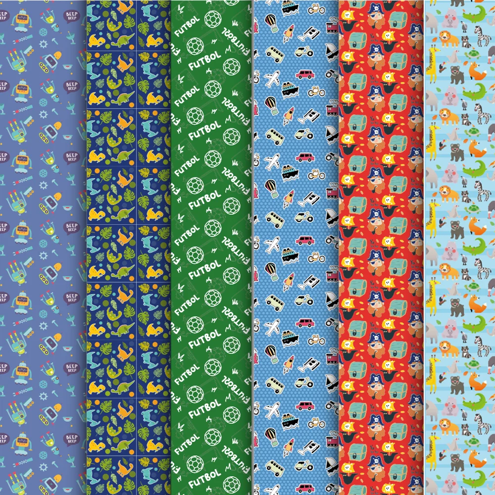 Pack 60 Papel de Regalo Toda Ocasión Diseños Surtidos2