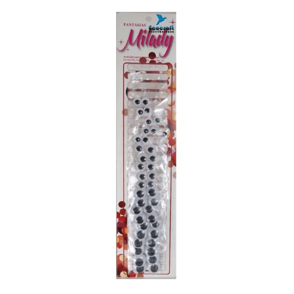 Ojos Moviles Negros Set 20 Un Milady1