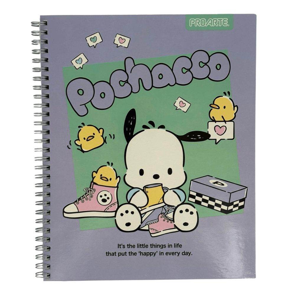 Cuaderno Universitario Mat 7mm 100Hjs Pochacco Proarte1
