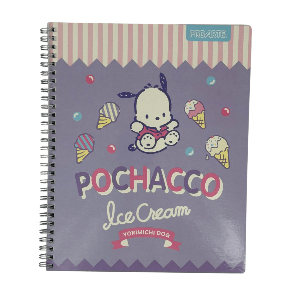 Cuaderno Universitario Mat 7mm 100Hjs Pochacco Proarte3