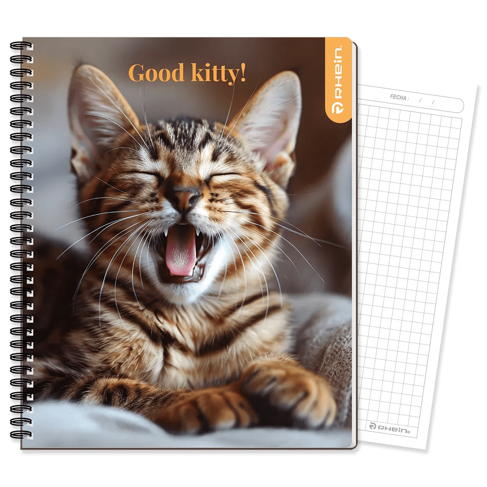 Cuaderno Universitario Mat 7mm 100Hjs Puppies Rhein2