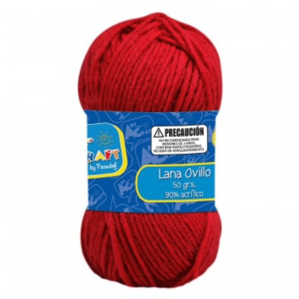 1 Unidad Ovillo Lana 50Grs Colores Basicos5