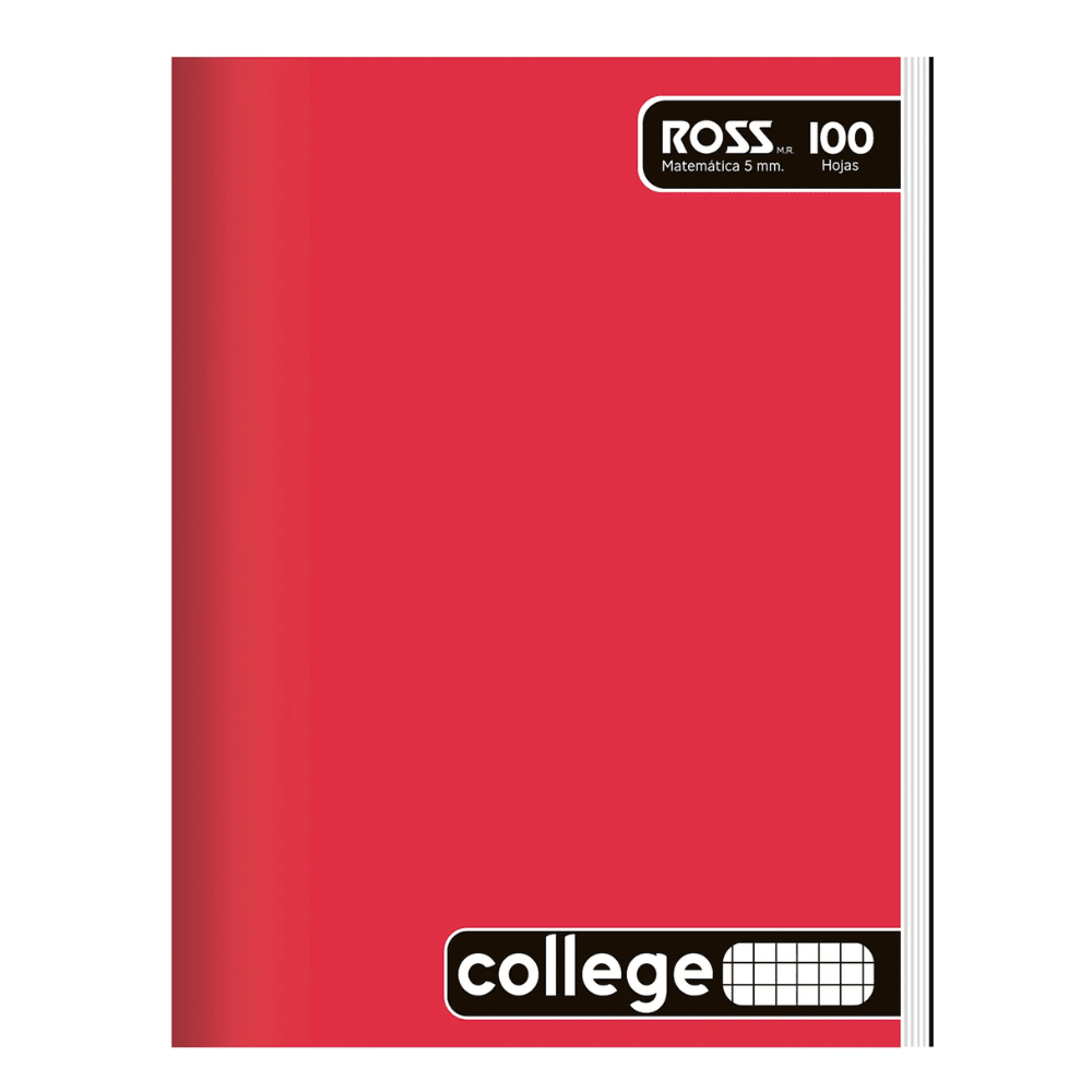 Cuaderno College 5Mm 100Hj Ross1