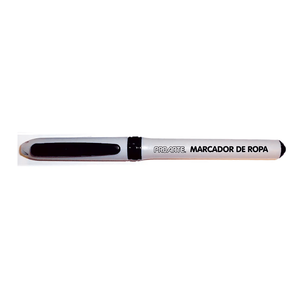 Marcador Punta Fina Ropa Negro1