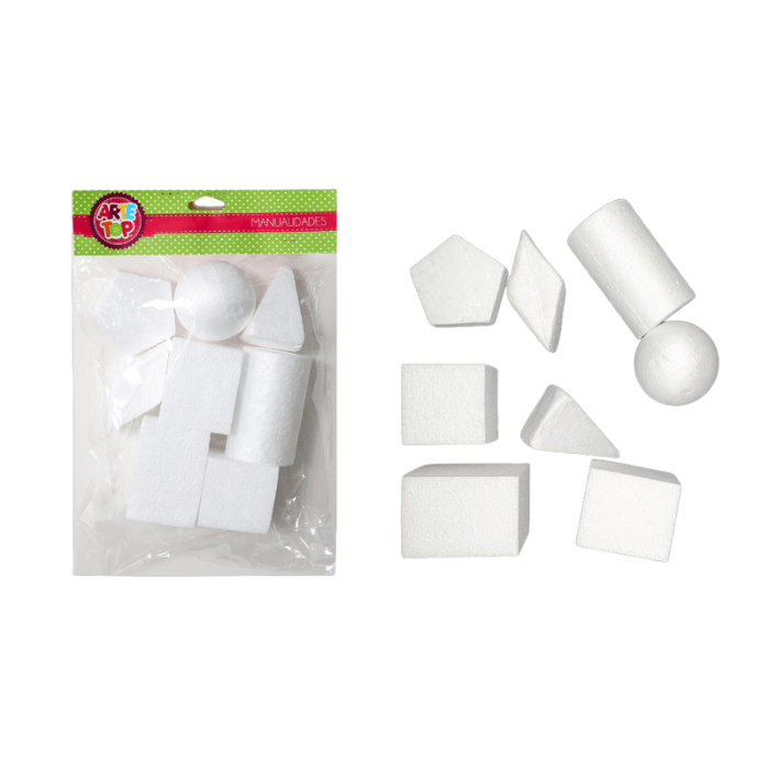 Figuras Plumavit Cuerpos Geometricos 8Pc1
