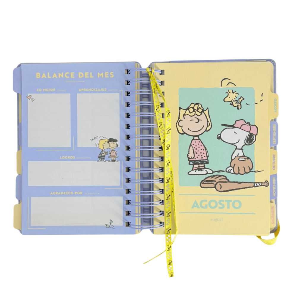 AGENDA 2027 SNOOPY 14X20CM MOOVING2