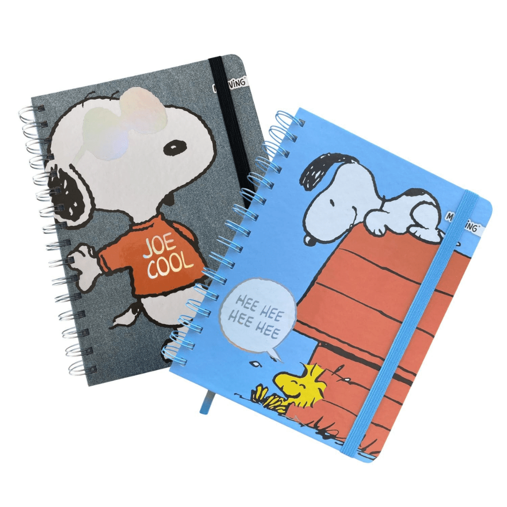 Libreta Espiral Snoopy Hojas lineadas 96Hjs Mooving1