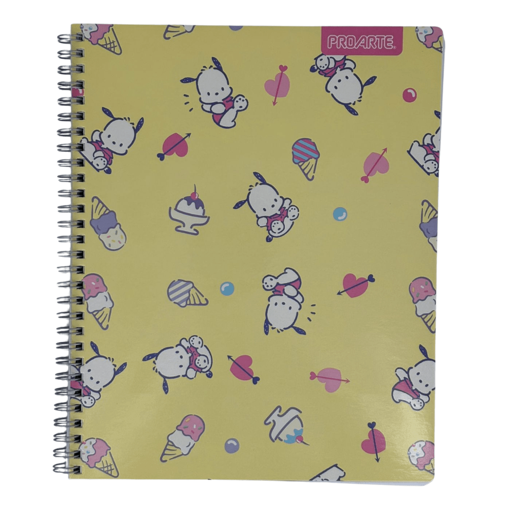 Cuaderno Universitario Mat 7mm 100Hjs Pochacco Proarte4