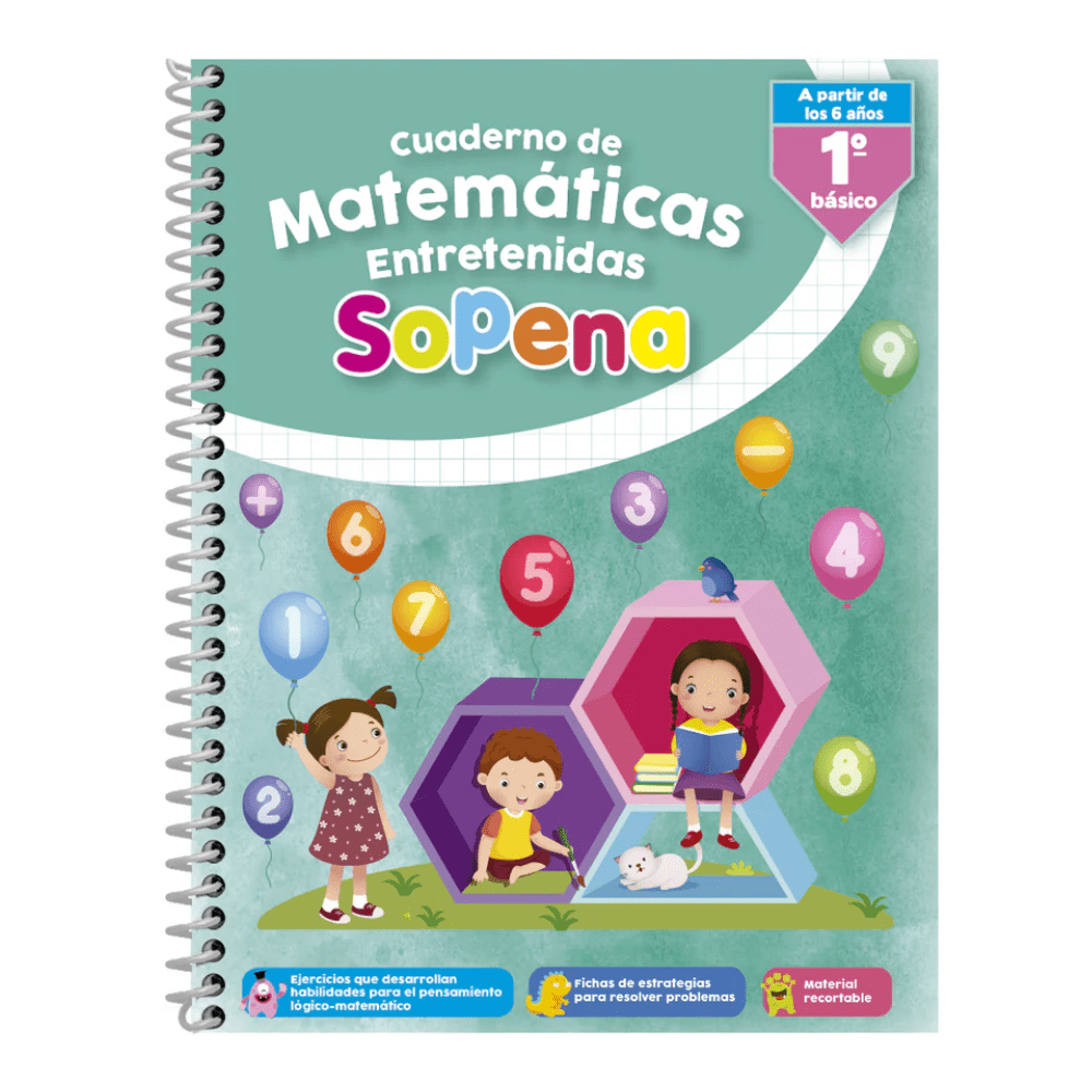 Cuaderno Matematicas Entretenida 1º Basico Sopena1