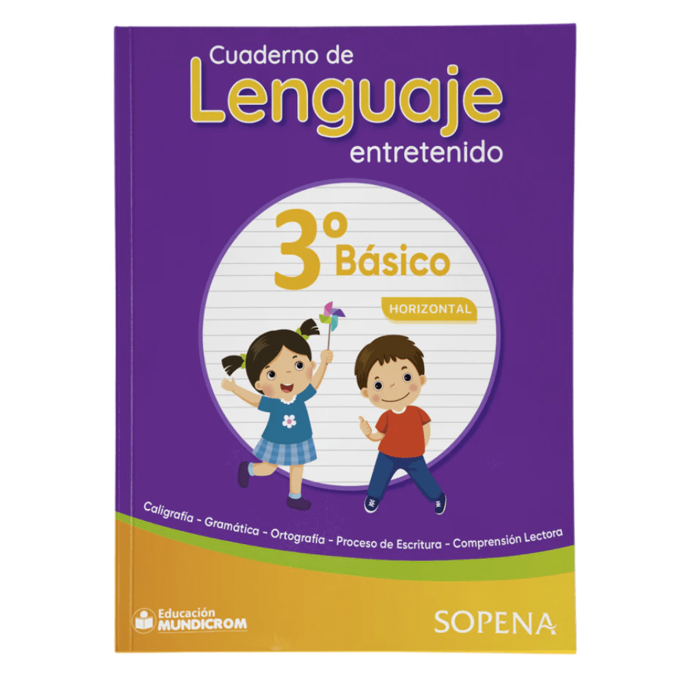 Cuaderno de Lenguaje Entretenido 3° Basico Horizontal Sopena1