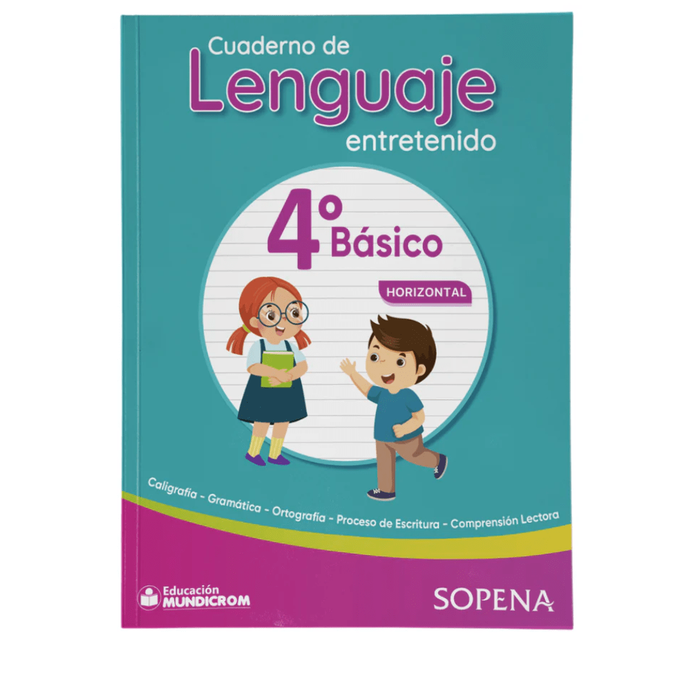 Cuaderno de Lenguaje Entretenido 4° Basico Horizontal Sopena1