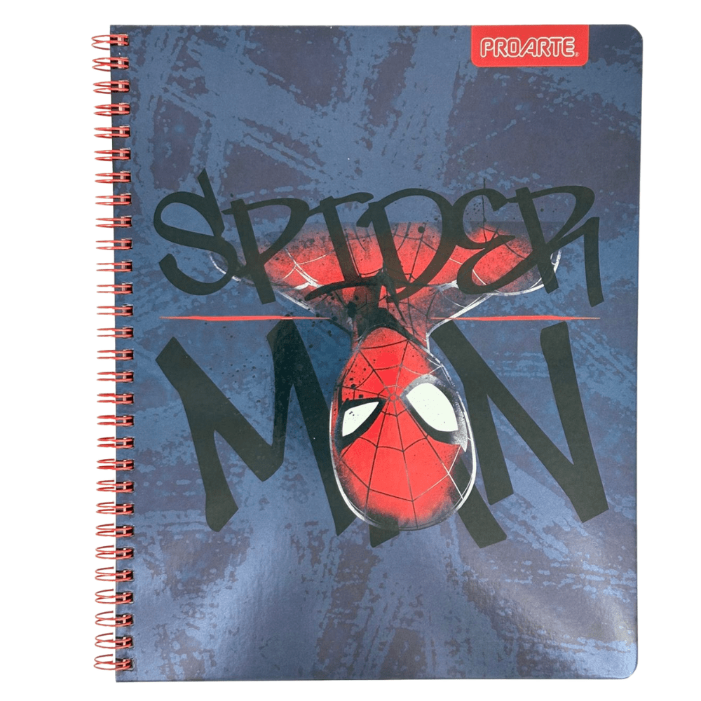 Cuaderno Universitario 7mm 100Hjs Spiderman Proarte5