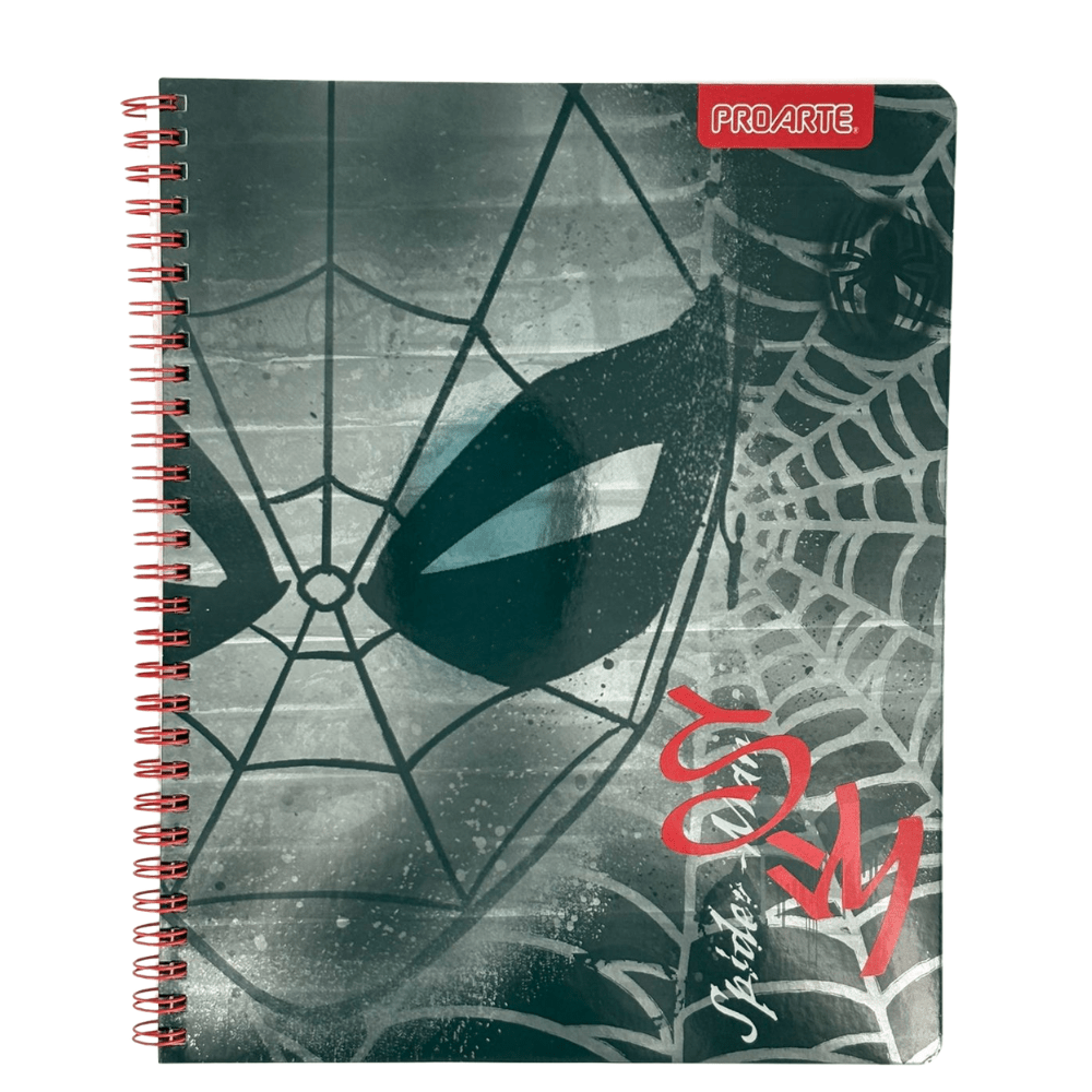Cuaderno Universitario 7mm 100Hjs Spiderman Proarte4