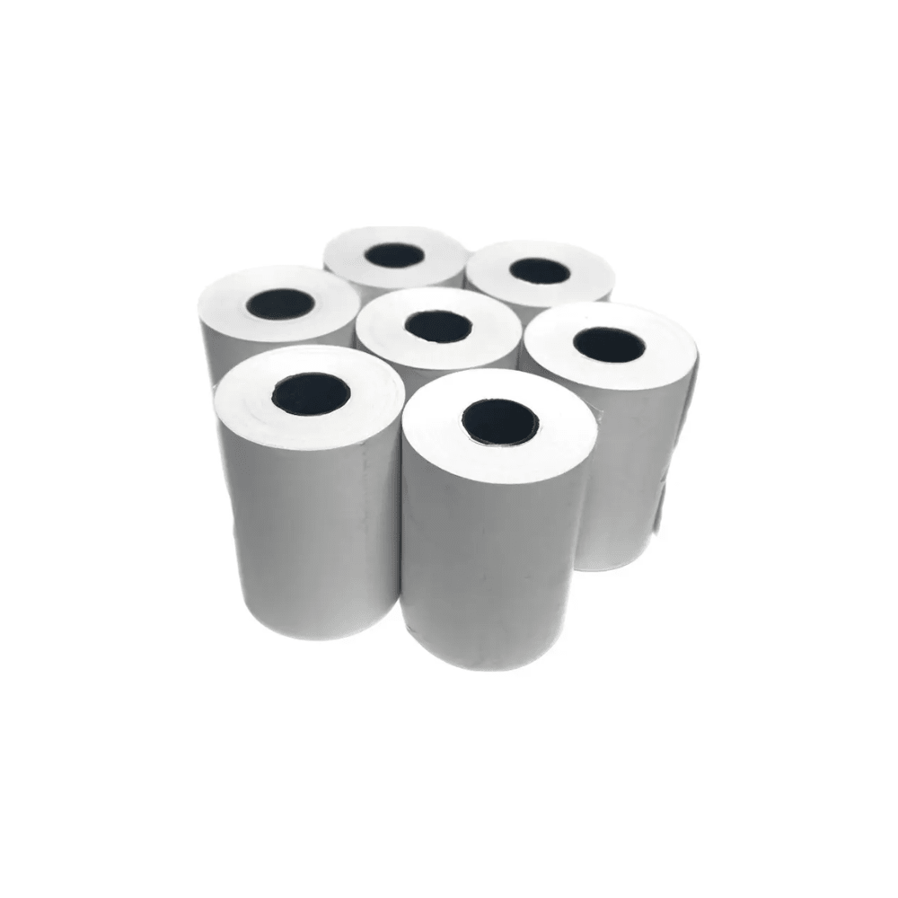 10 Rollo Papel Termico 57Mm X 16M Color Blanco1