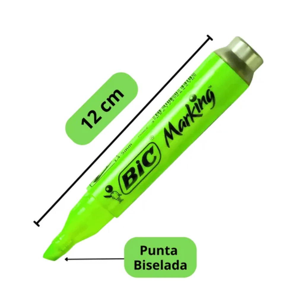 Destacador Marking Bic2