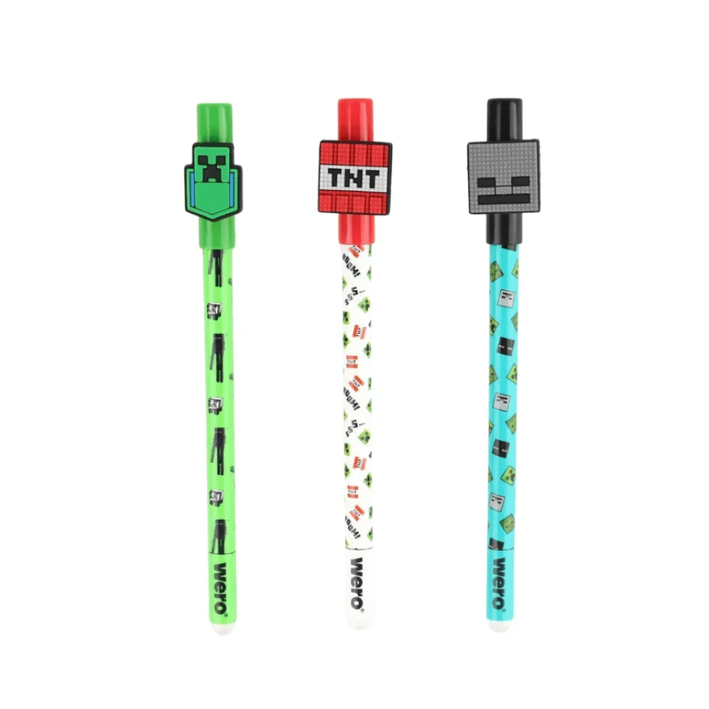 Lapiz Borrable Minecraft Wero1