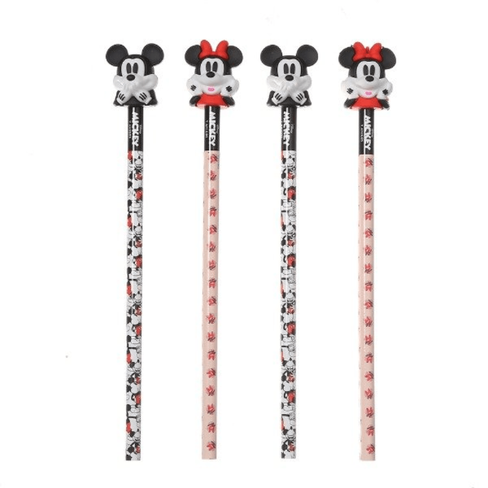Lapiz Con Goma 2D Mickey-Minnie Wero1