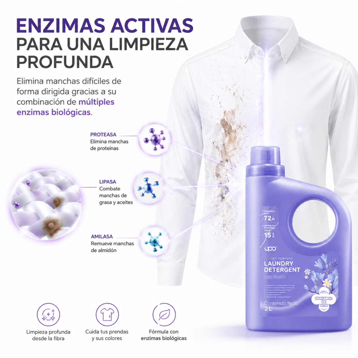 Detergente líquido  2 lts.3