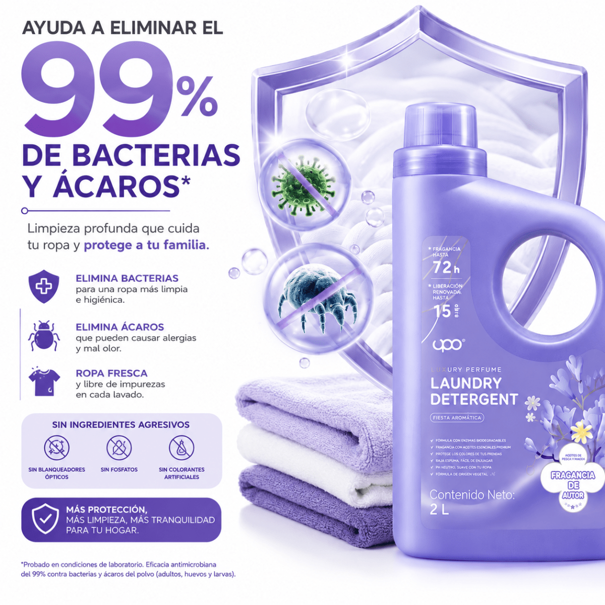 Detergente líquido  2 lts.6