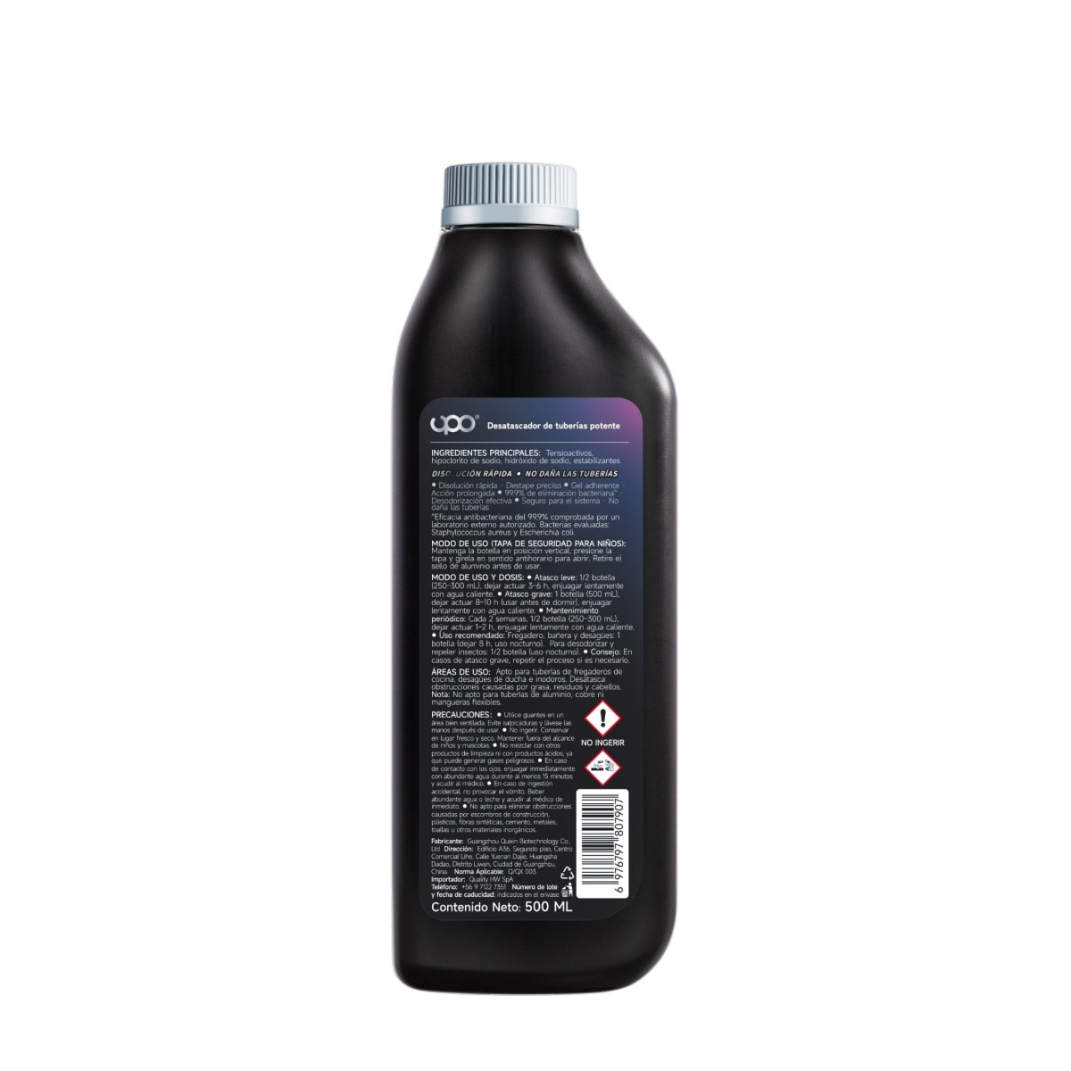 Destapador cañerías 500 ml.2