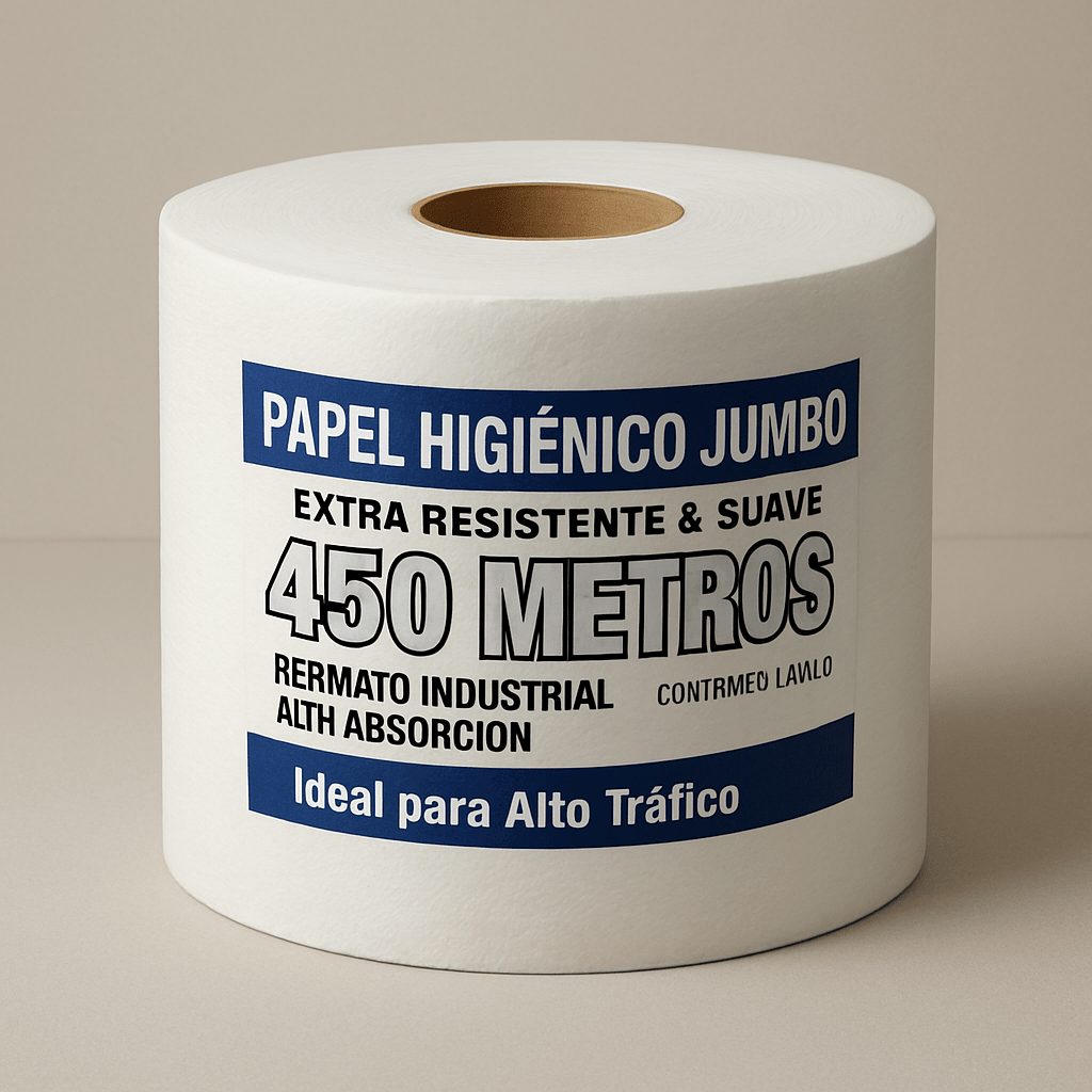 PAPEL HIGENICO JUMBO 450 MTS1