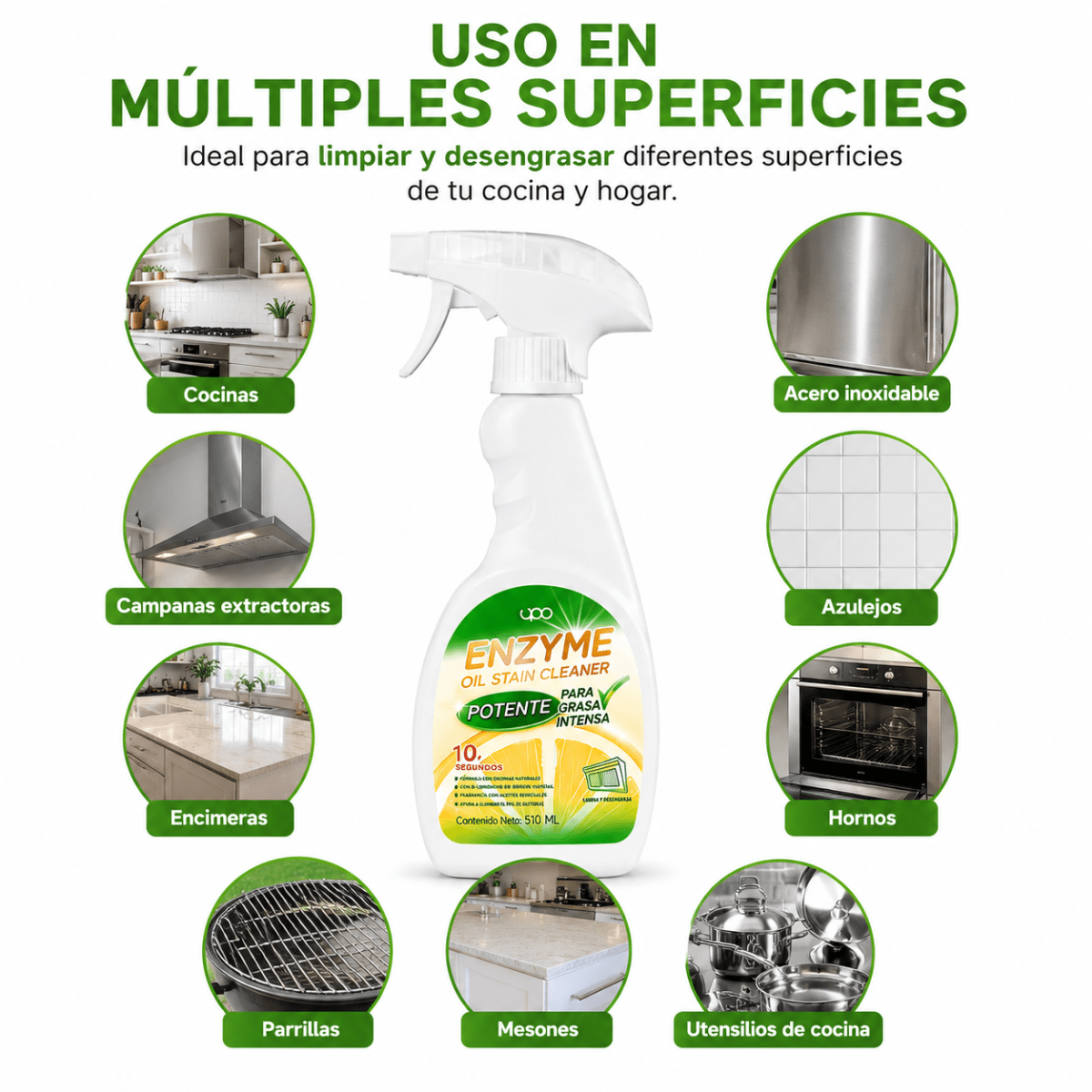 Limpiador de grasa enzimático 510 ml4