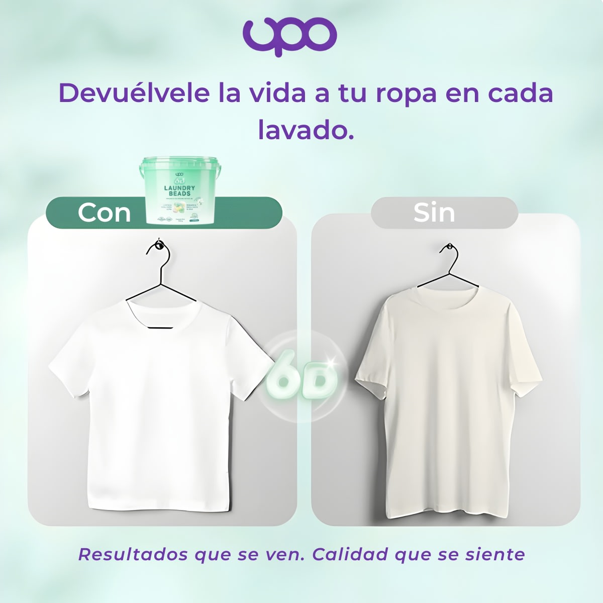 Detergente en Cápsula UPO-  76 cápsulas  6 en 1- aroma jazmín y pera verde3