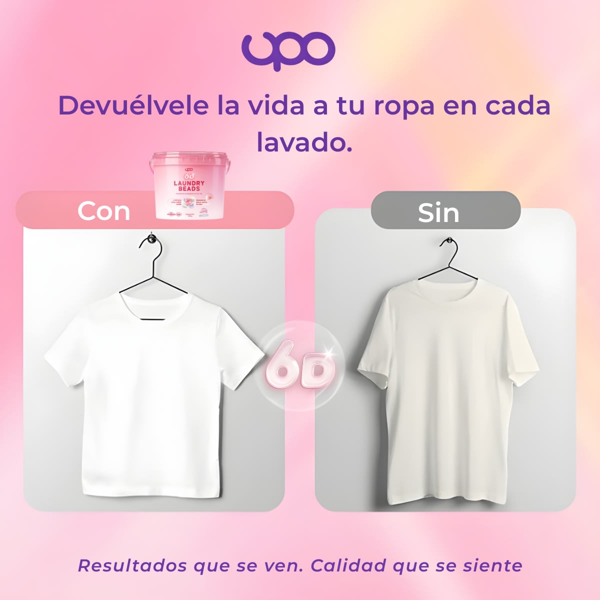 Detergente en Cápsula UPO- 76 cápsulas 6 en 1-  aroma melocotón y florales4