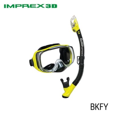 IMPREX 3D MASK & DRY SNORKEL SET 4