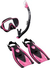 SERENE ADULT BLACK SERIES TRAVEL SET - HOT PINK