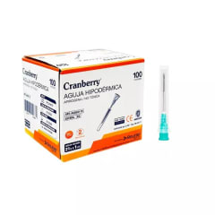 CAJA AGUJA HIPODÉRMICA 21G X 1 1/2