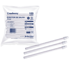 EYECTOR DE SALIVA BOLSA X 100 UN