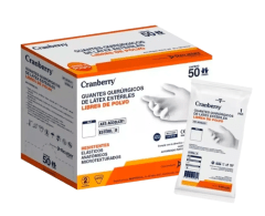 CAJA GUANTE QUIRÚRGICOS DE LATÉX ESTERÍL L/P  - TALLA 7