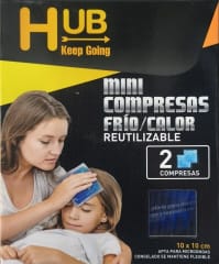 COMPRESAS MINI FRIO CALOR HUB X 2 UNIDADES