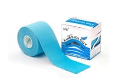 TAPE KINESIOLOGICO ROLLO CELESTE 5X5