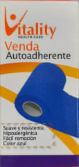 VENDAJE AUTOADHERENTE 10 CM X 4.5 MT - AZUL