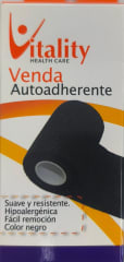 VENDAJE AUTOADHERENTE 10 CM X 4,5 METROS - NEGRO