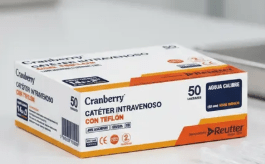 CAJA CATÉTER INTRAVENOSO 22G X 1 IN 25MM AZUL1