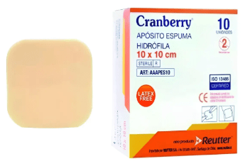 APÓSITO ESPUMA HIDRÓFILA 10X10CM1