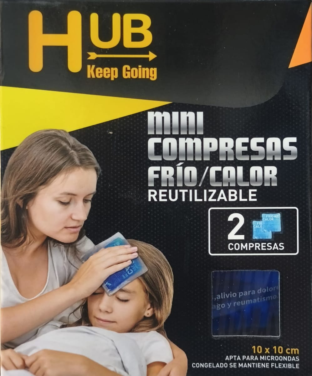 COMPRESAS MINI FRIO CALOR HUB X 2 UNIDADES1