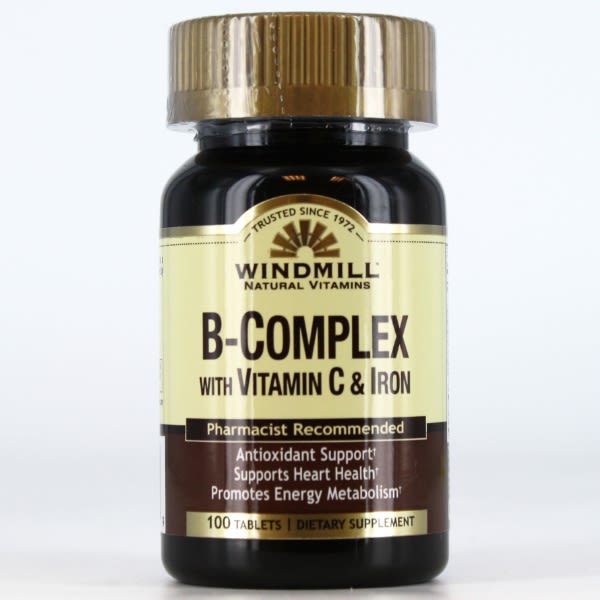 B COMPLEX (FORTIFIED FORMULA) 100 TABS