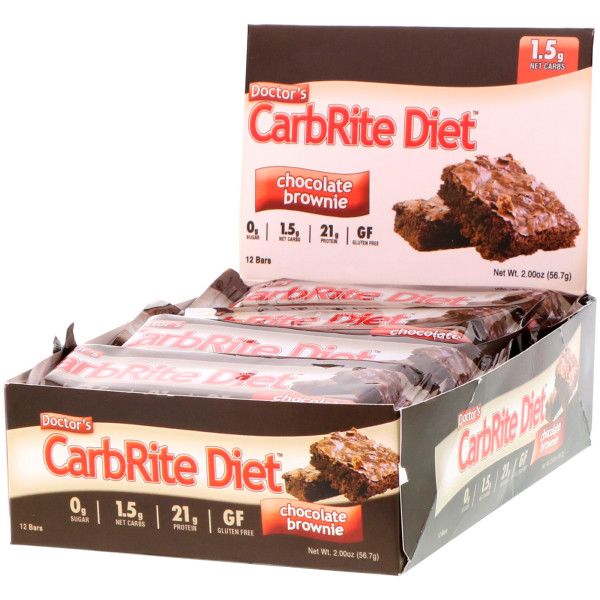 CAJA CARBRITE DIET BAR CHOCOLATE BROWNIE